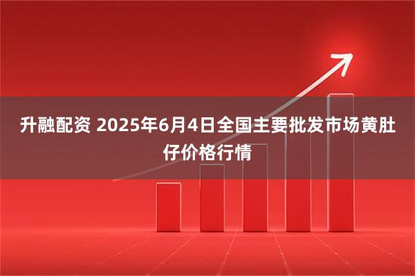 升融配资 2025年6月4日全国主要批发市场黄肚仔价格行情