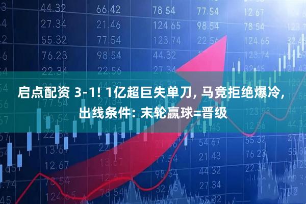 启点配资 3-1! 1亿超巨失单刀, 马竞拒绝爆冷, 出线条件: 末轮赢球=晋级